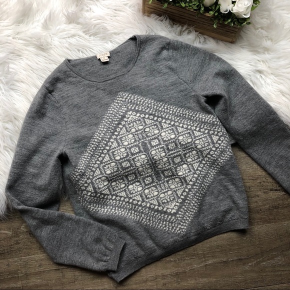 J. Crew Factory Sweaters - J. Crew Factory Geometric Graphic Sweater D3